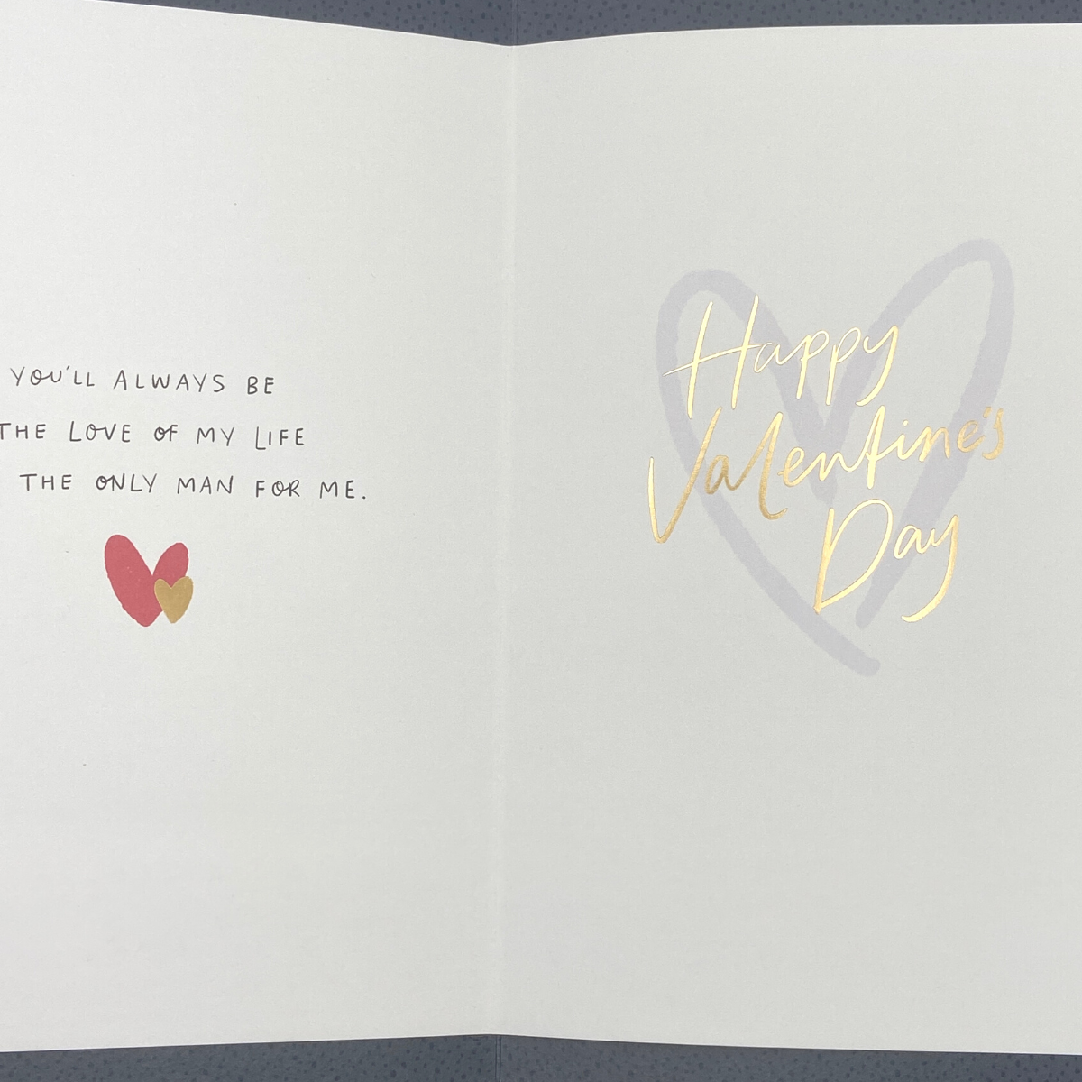 Fiancé Valentine's Day Card - So Lucky You're Mine