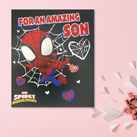 Son Valentine's Day Card - Marvel Spidey