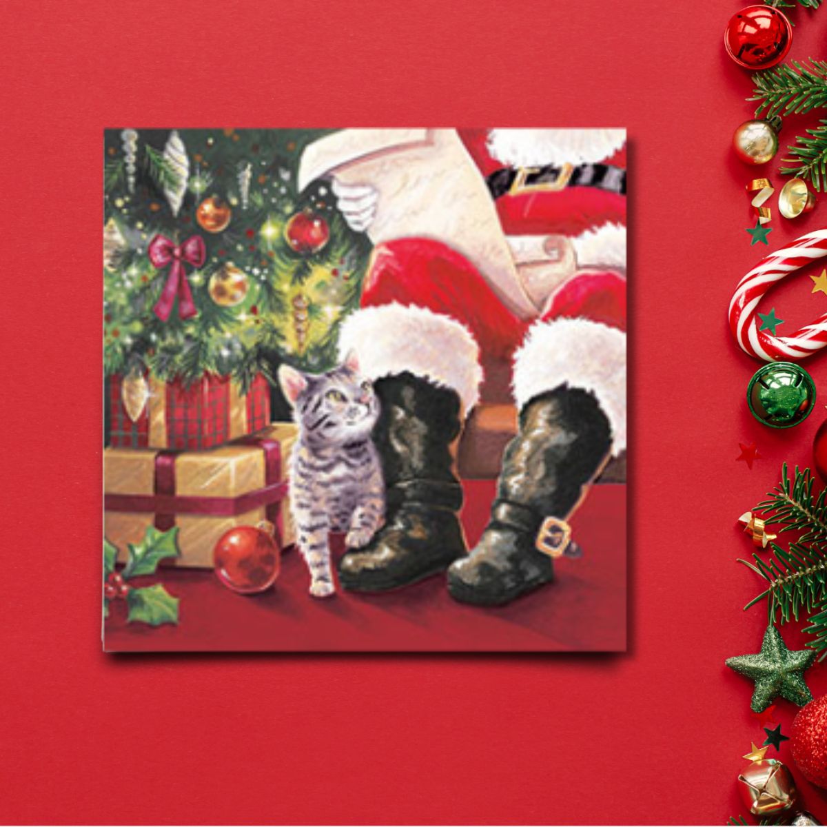 Charity Christmas Cards - 6 x Santa's List