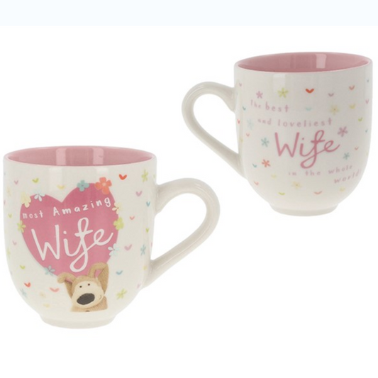 Wife Boofle Bear Ceramic Mug Displayed In Full