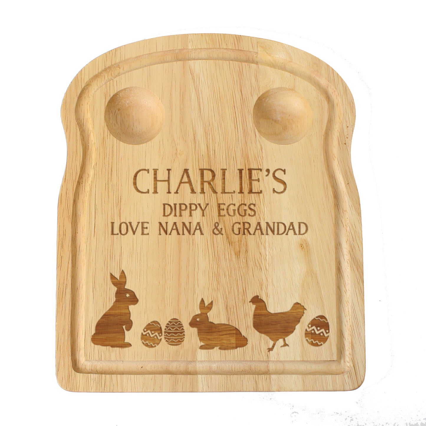 Personalised Easter Egg & Toast Board