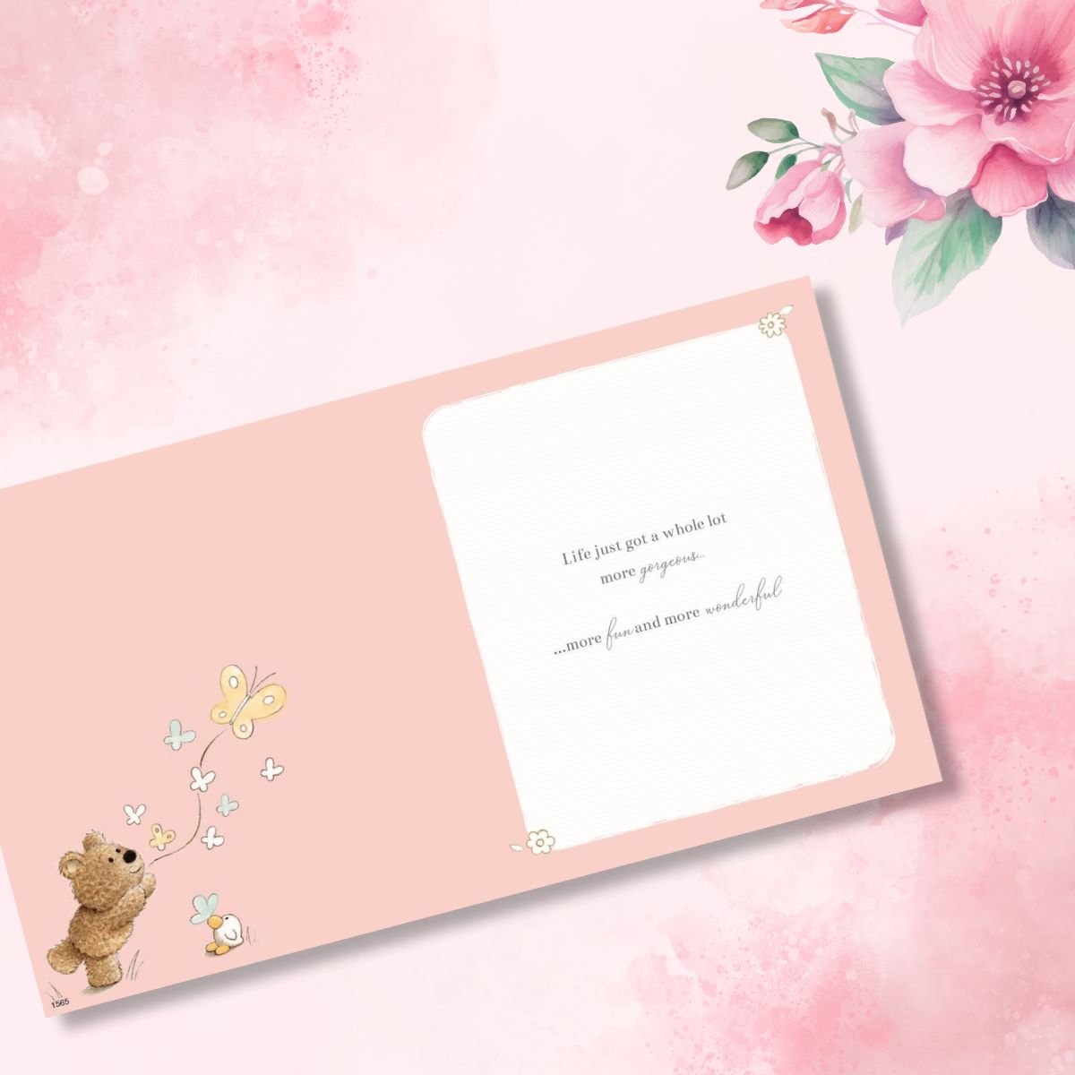 Baby Sister Card - Barley Bear