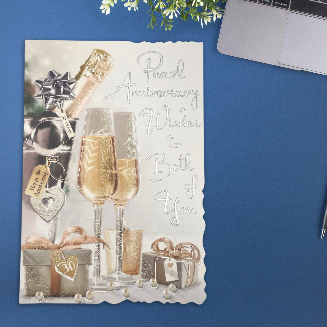 Pearl 30th Anniversary Greeting Cards | Personalised Greeting Cards Ireland