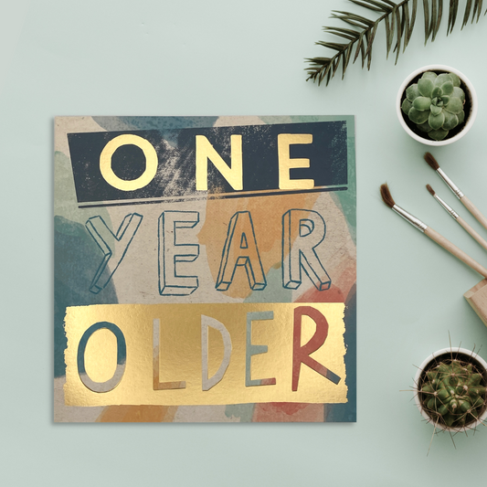 One Year Older Mismatch Design Displayed In Full