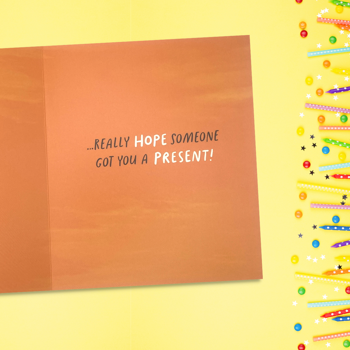 Inside image with full colour print and verse