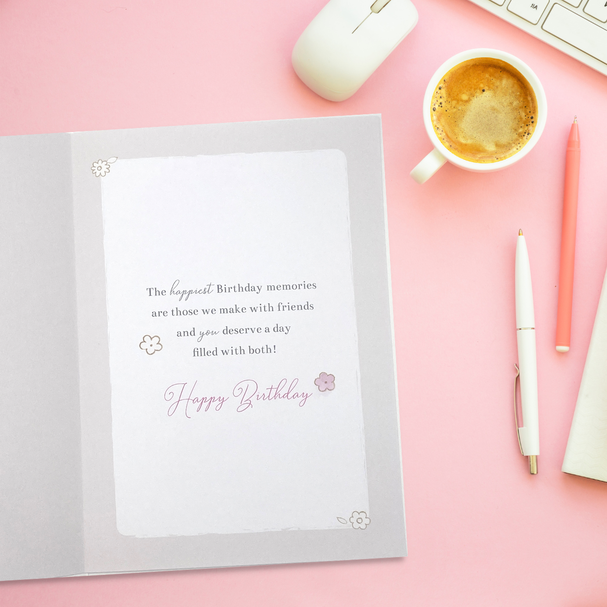 Inside image with full colour printed insert and verse