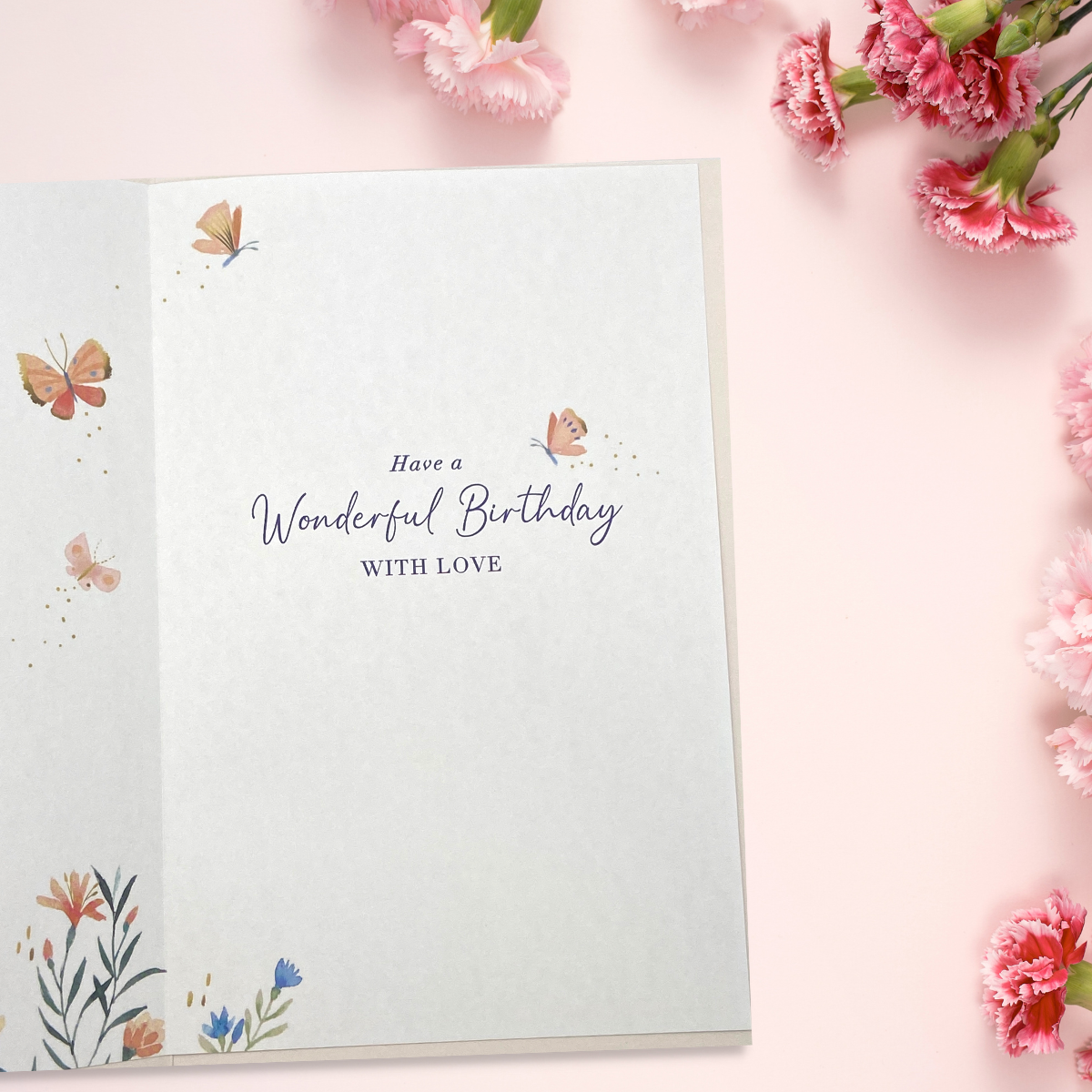 Inside image with full colour printed insert and verse