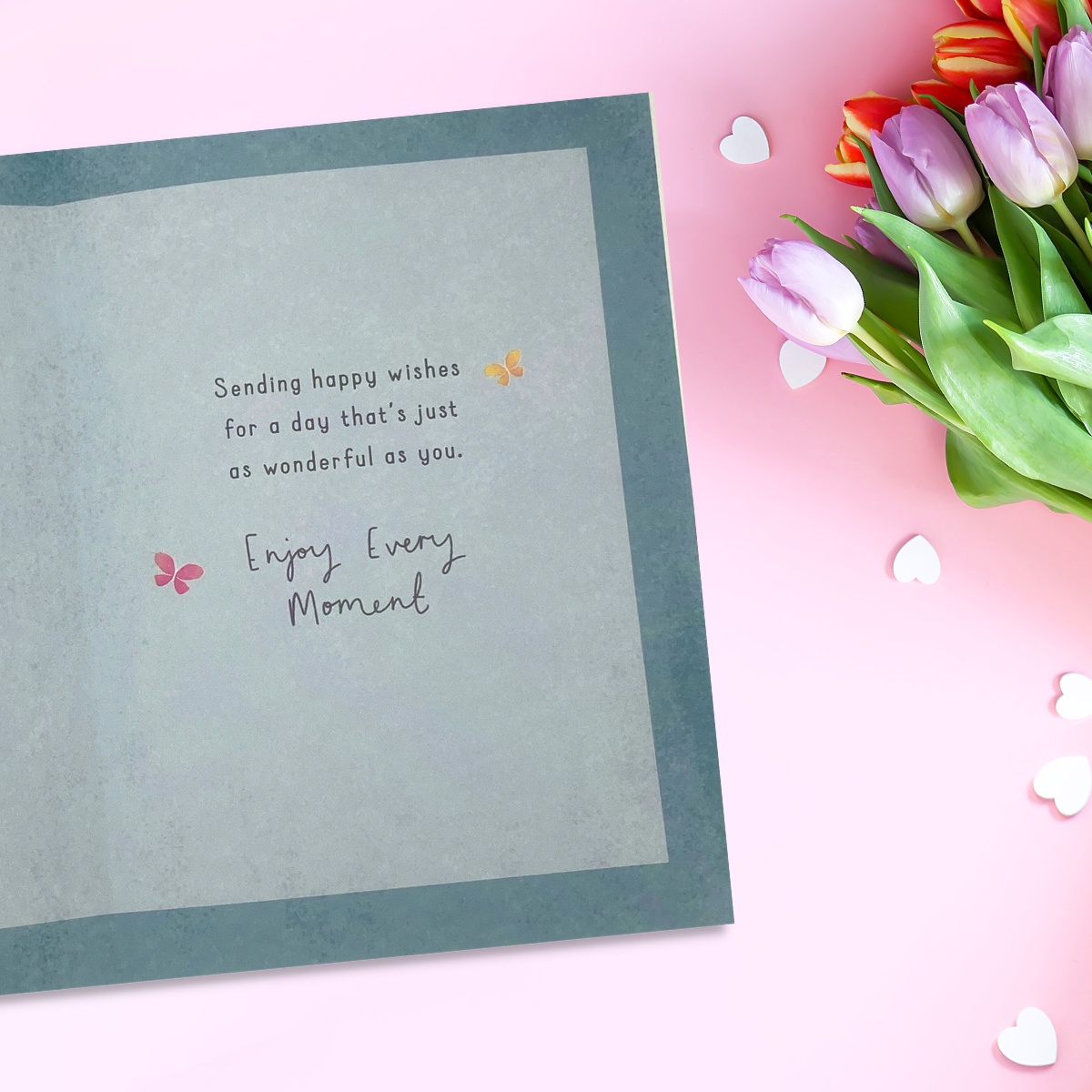 Inside image with full colour printed insert