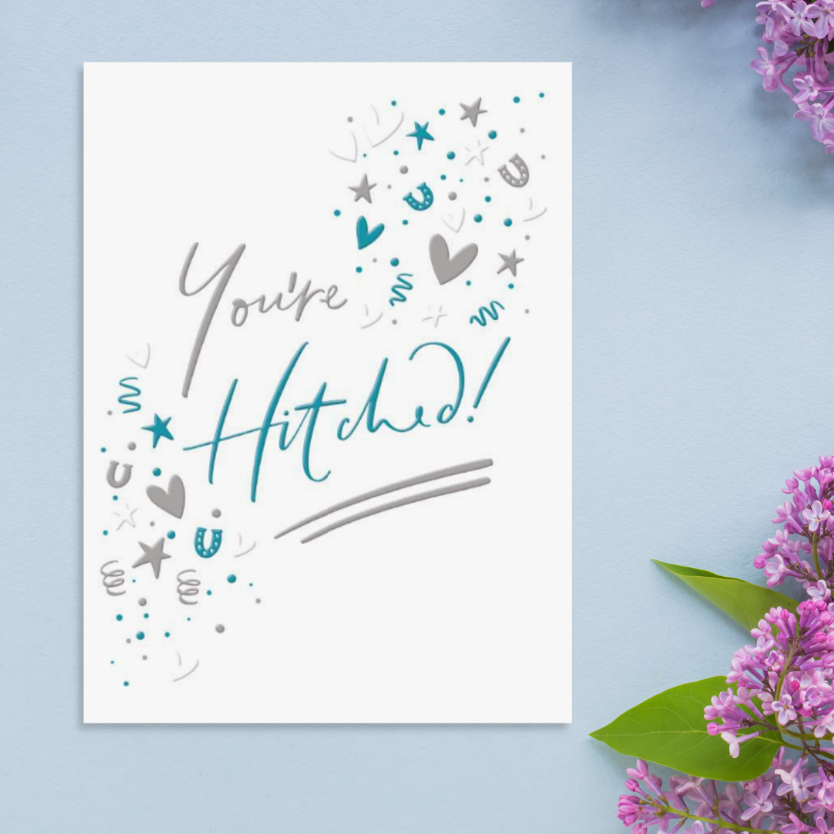Wedding Day Card - You're Hitched