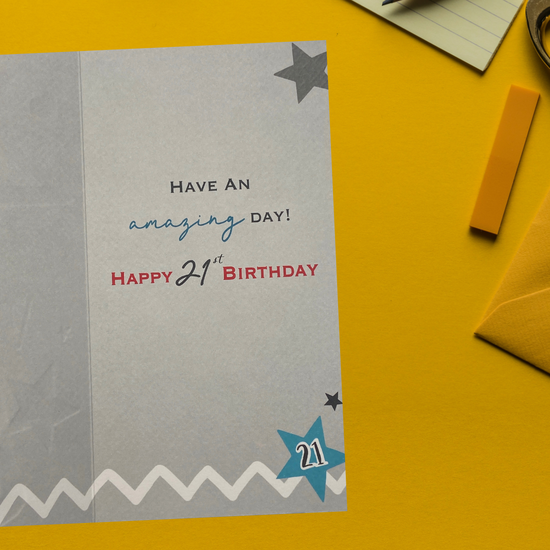 21st Birthday Card - Signature Beer