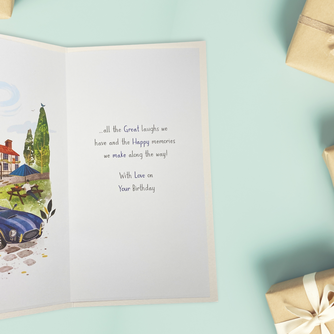 Brother Birthday Card - Day Dreams Pub Scene