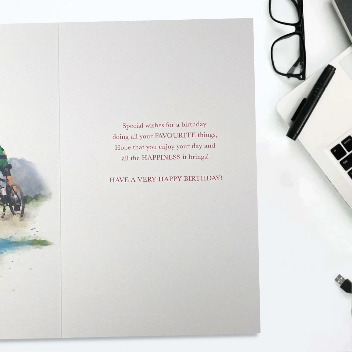 Heritage Birthday Card - Cycling