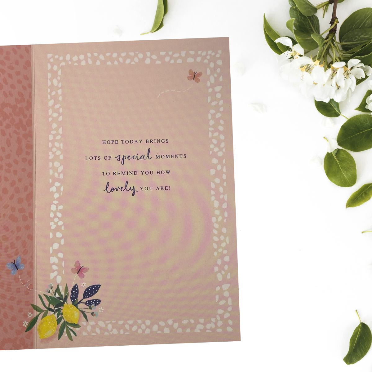 Grandma Birthday Card - Birthday Cake & Lemons