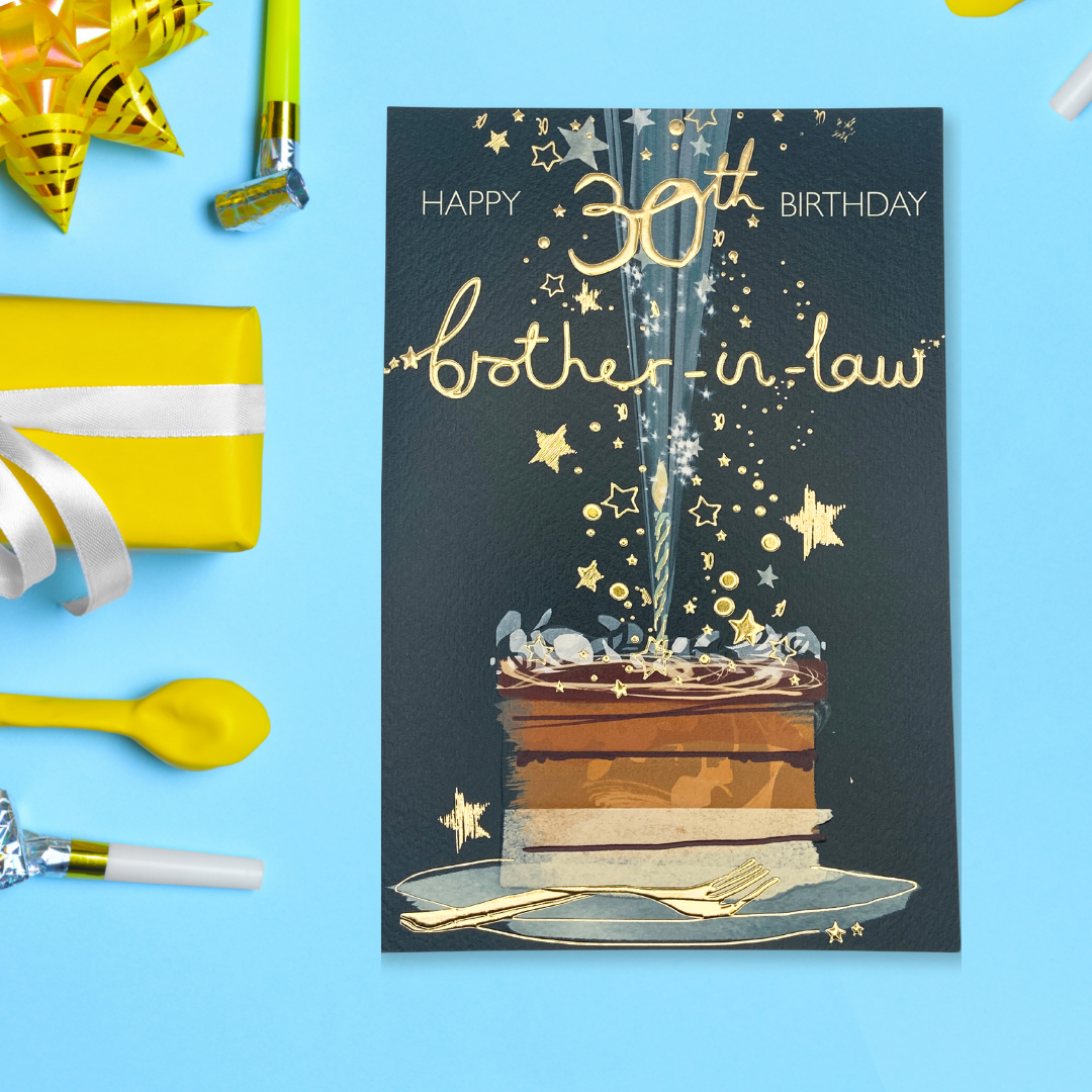 Brother In Law 30th Birthday Card Make Your Wish Cake The brother-in-law-30th-birthday-card-make-your-wish-cake-the