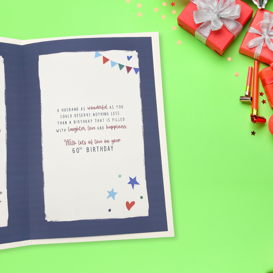 Inside image with full colour printed insert and verse