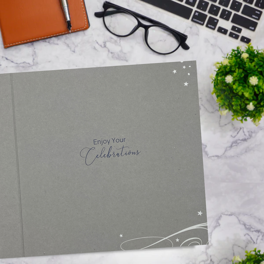 Inside image with full colour print and verse