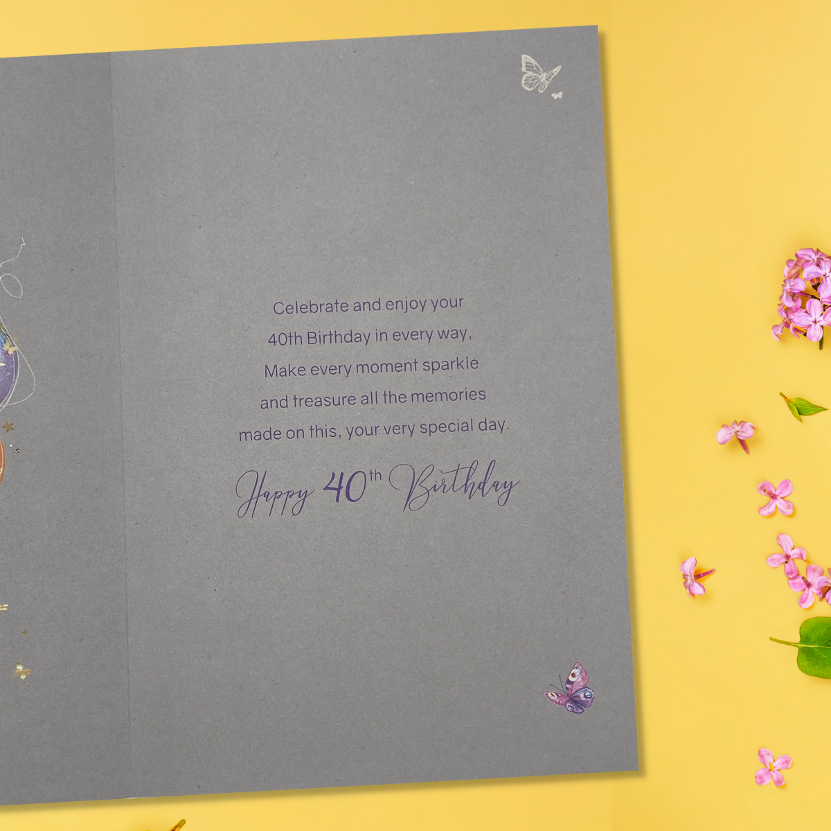 Daughter-In-Law 40th Birthday Card - Grace Gifts & Balloons
