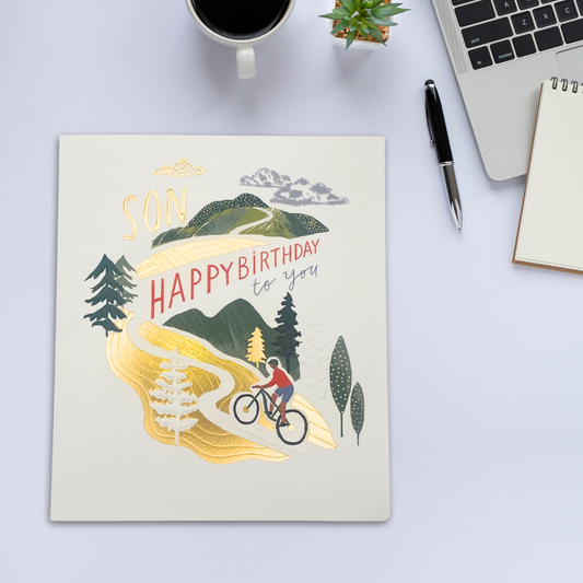 Son Birthday Card - Camden Signature Cyclist