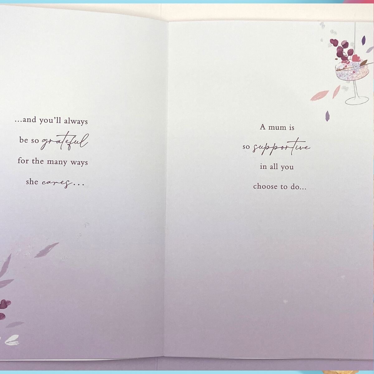 Further pages with insert with full colour and verse