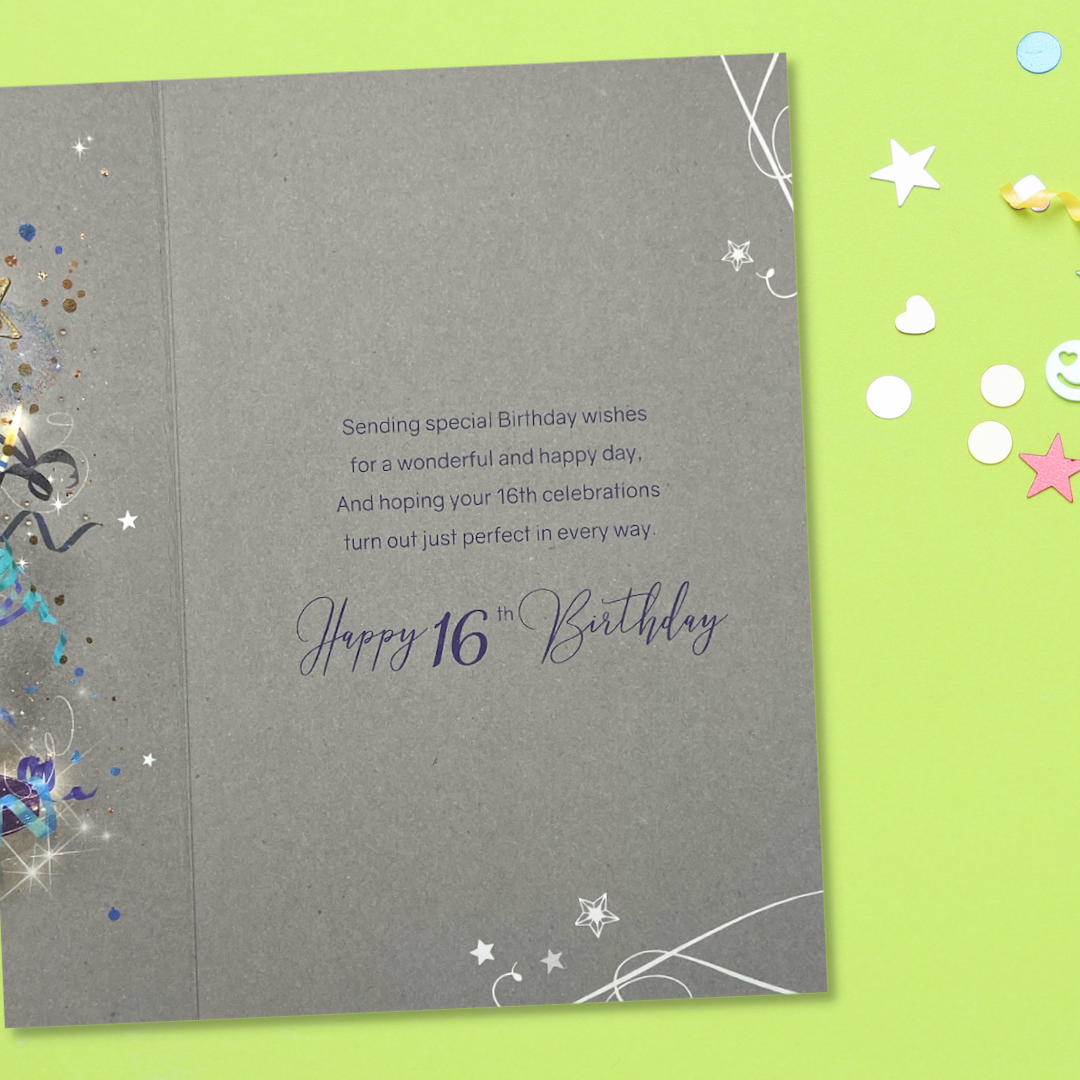 Inside image with full colour design and heartfelt verse