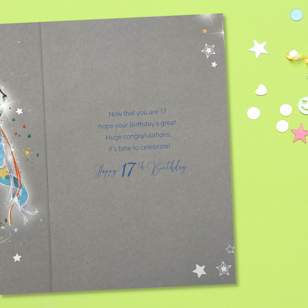 Inside image with full colour design and heartfelt verse