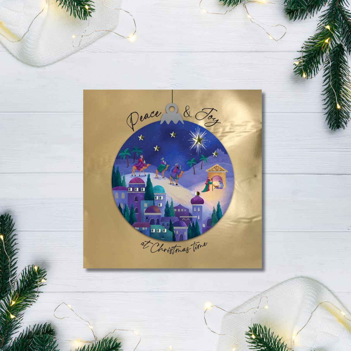 General Christmas Card - Peace & Joy