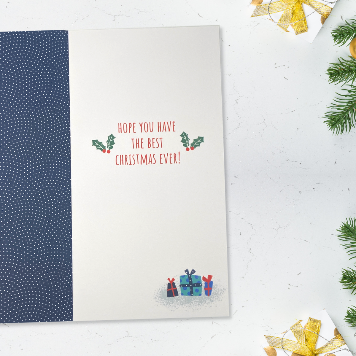 Nephew Christmas Card - Festive Reindeer