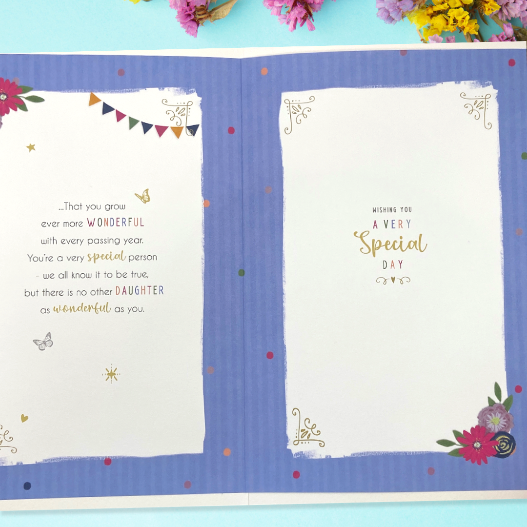 Inside image with two full colour pages with verse