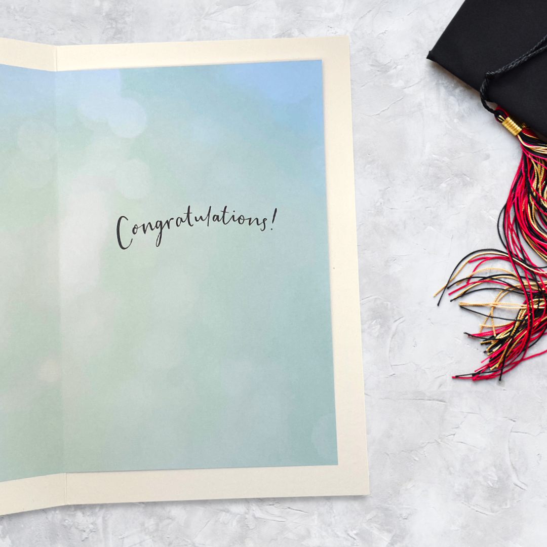 Inside colour printed insert with text