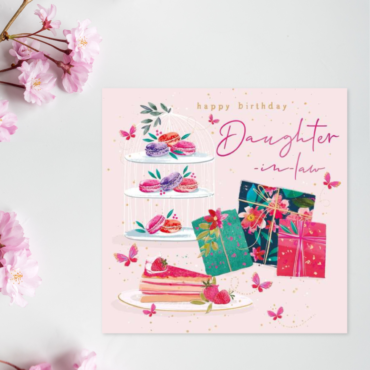 Daughter-In-Law Birthday Card - Afternoon Tea