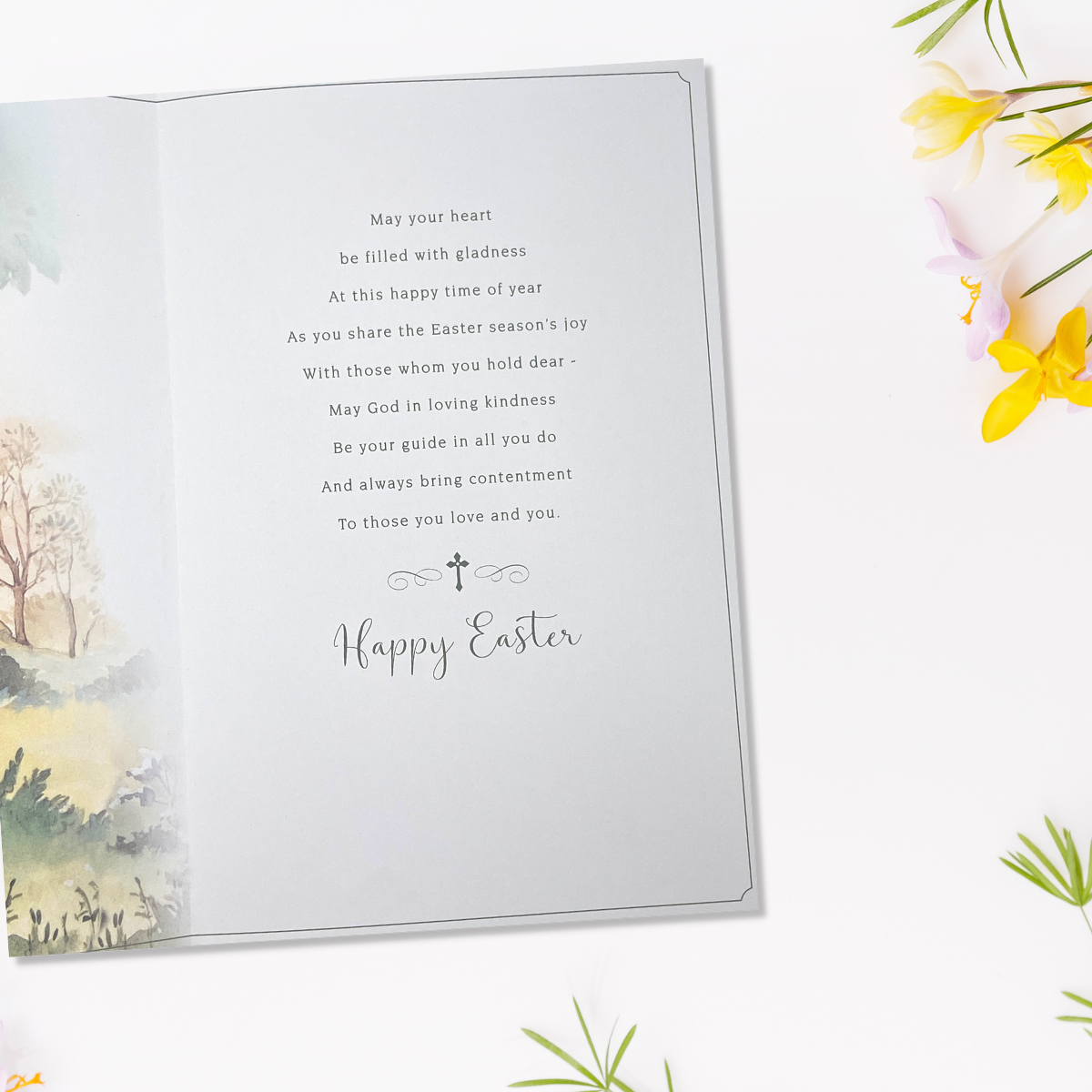 Open Easter Card - Easter Joy & Psalm