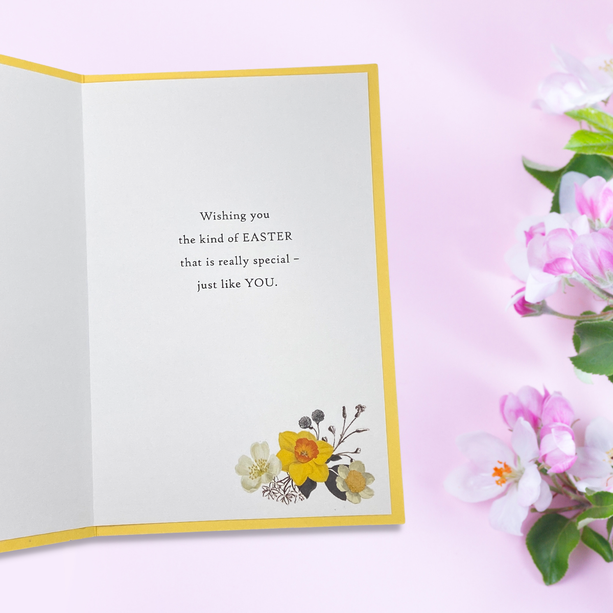 Open Easter Card - RHS Daffodils