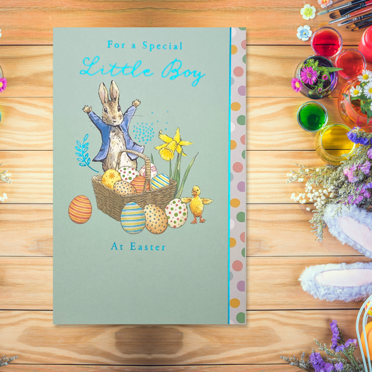 Special Little Boy Easter Card - Peter Rabbit