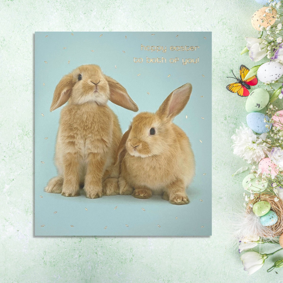 Open Easter Card - Talk To The Paw Bunnies