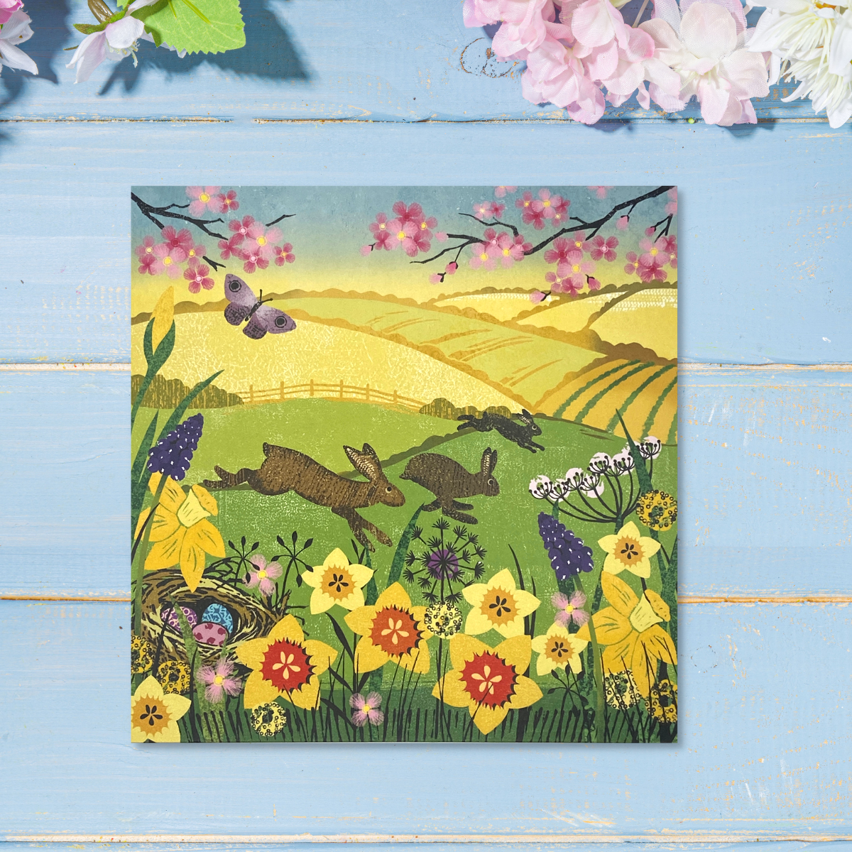 Open Easter Card - Originals Spring Meadow