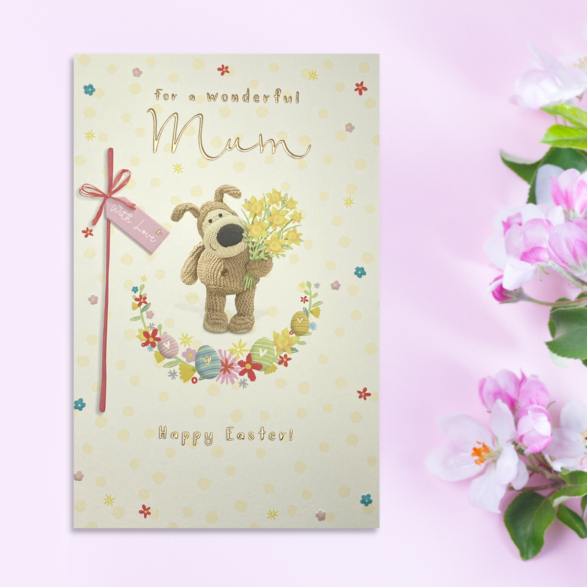 Mum Easter Card - Boofle Bear