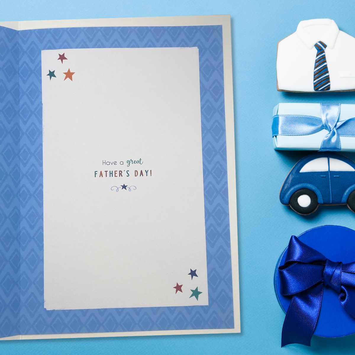 Step Dad Father's Day Card - Pavillion Stars
