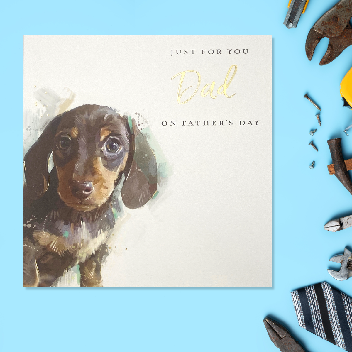 Dad Father's Day Card - Dog