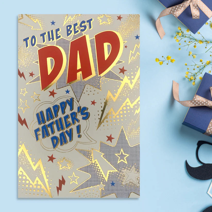 Dad Father's Day Card - Lightening Strikes