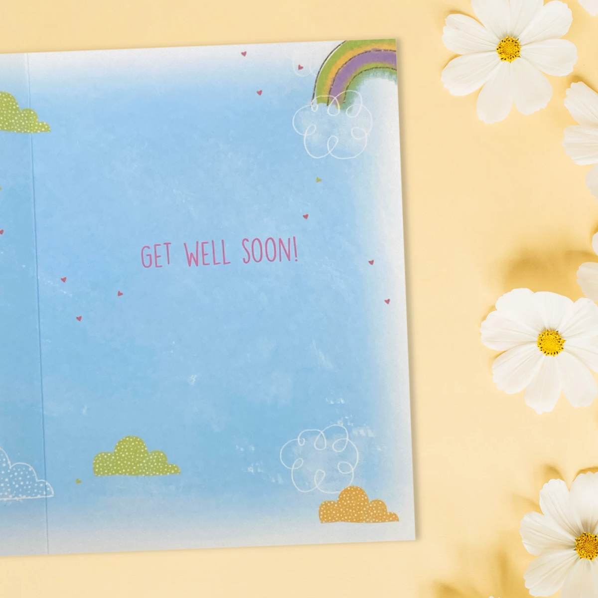 Get Well Soon Card - Brighter Rainbows