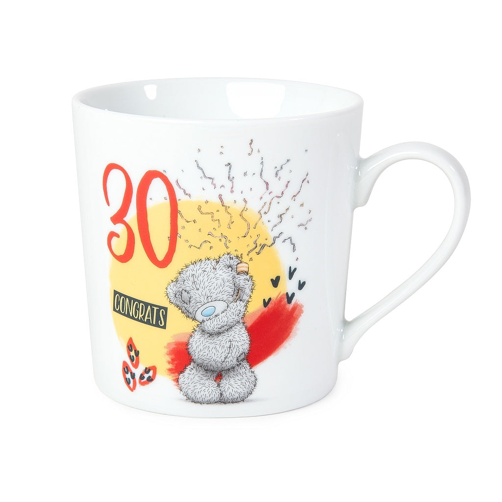 White mug outside of gift packaging.