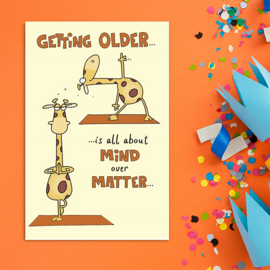Funny Birthday Card - Giggles Mind Over Matter