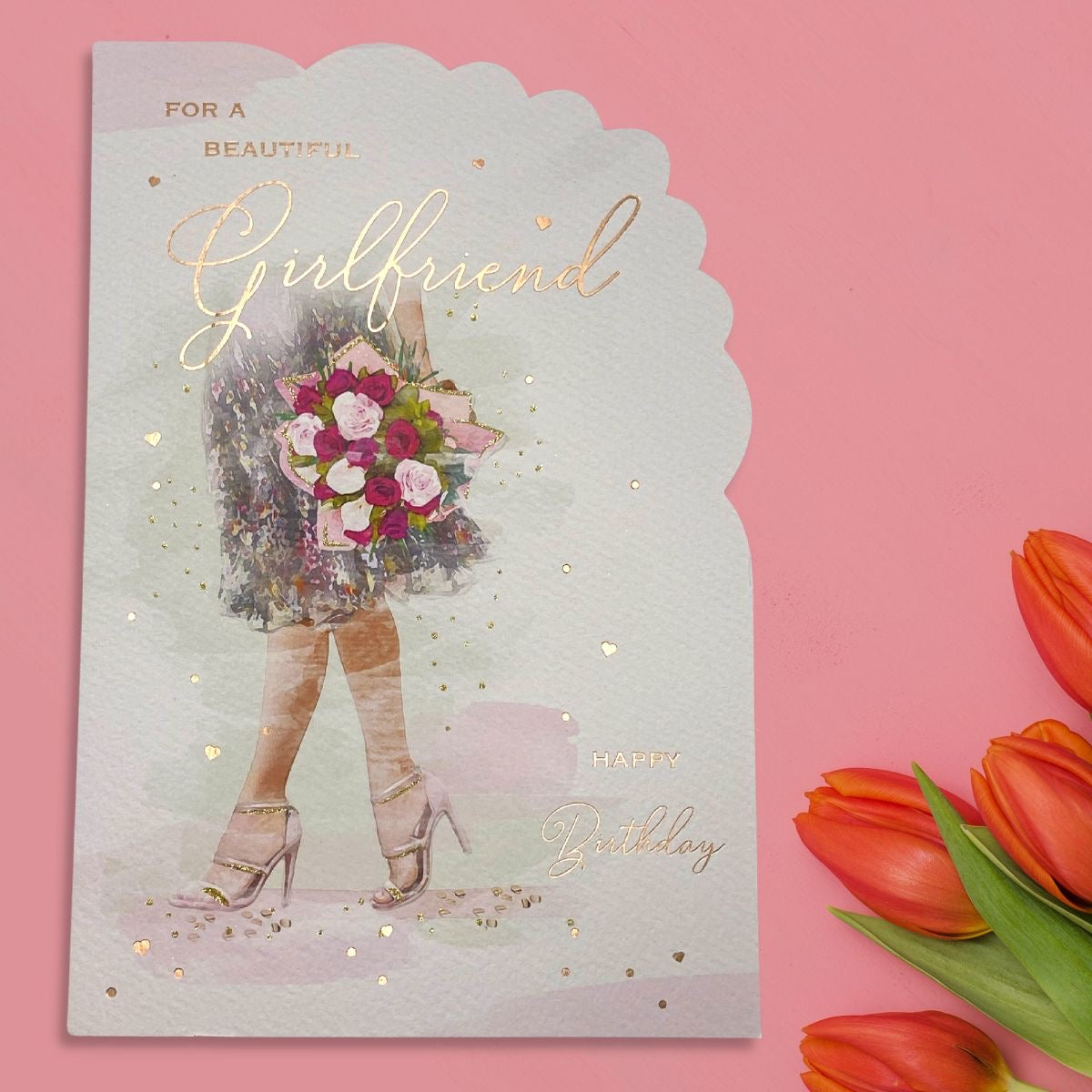 Girlfriend Brighstone Birthday Card Displayed In Full