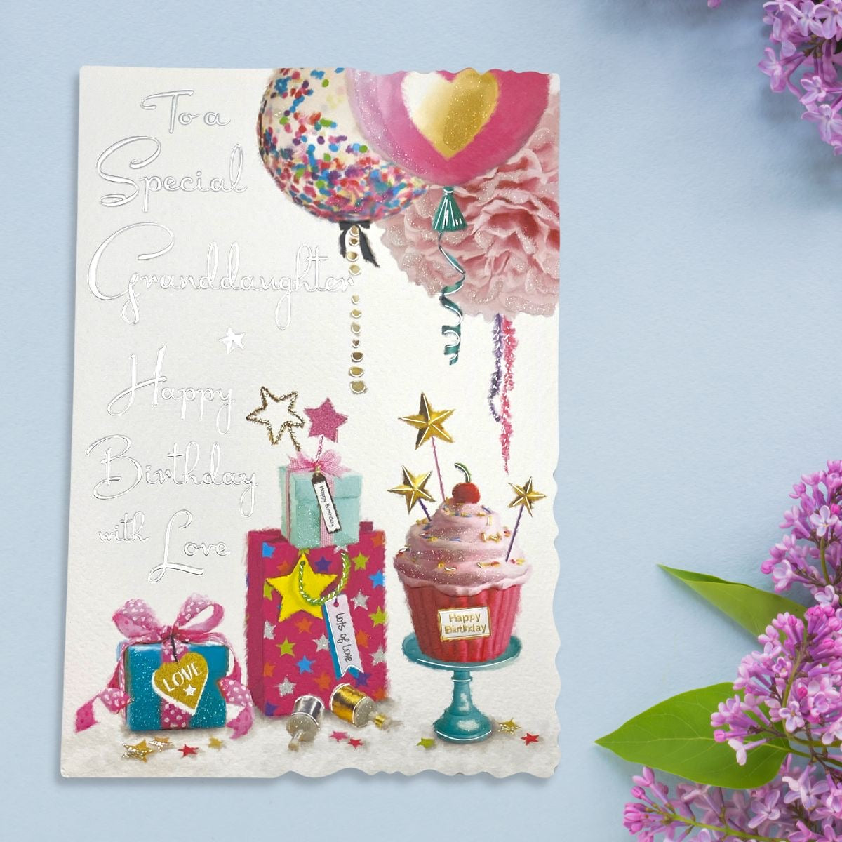 Granddaughter Birthday Design Displayed In Full