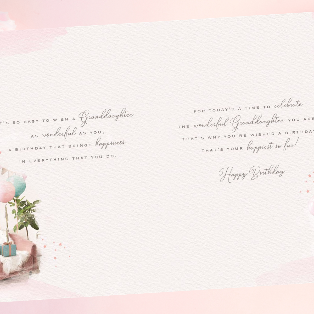 Granddaughter Birthday Card - Brighstone