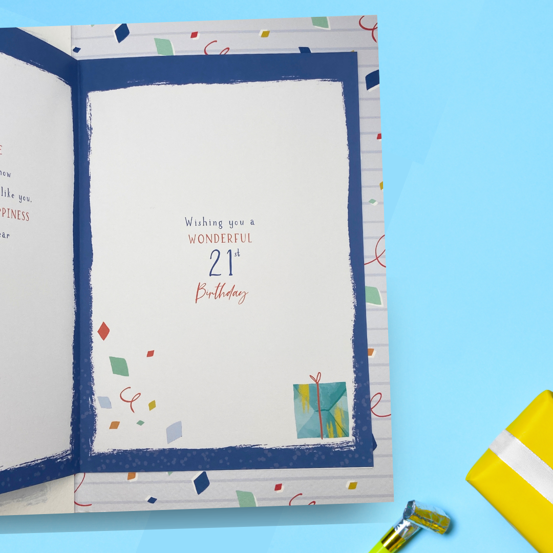 Inside image with full colour printed insert with verse