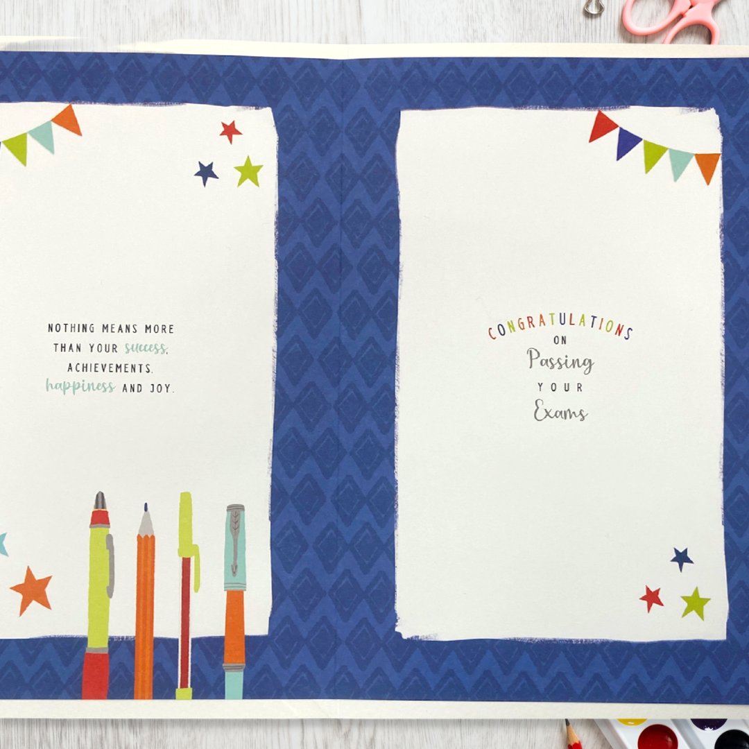 Inside showing two full colour pages with verse