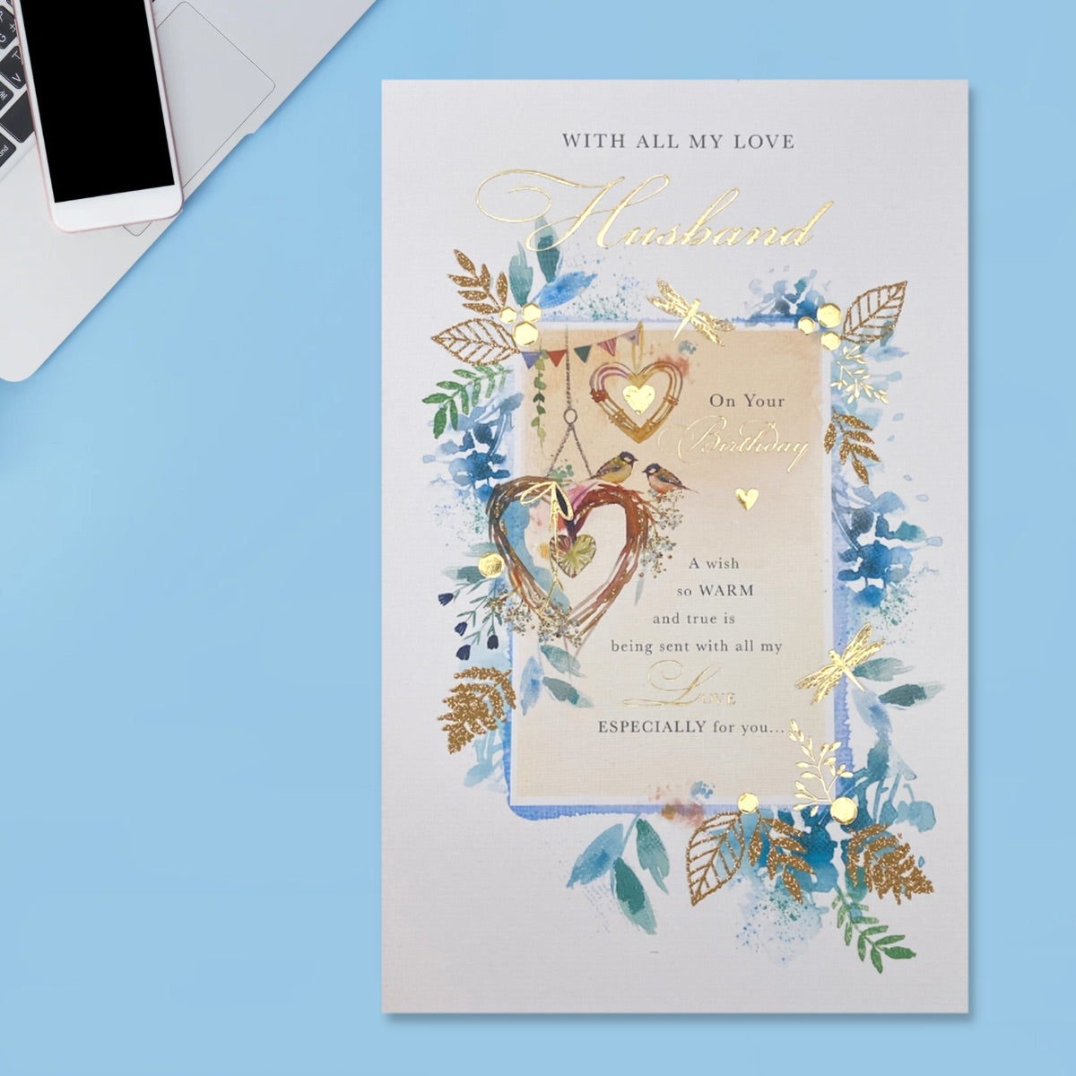 Husband Eloquence Birthday Design Shown In Full