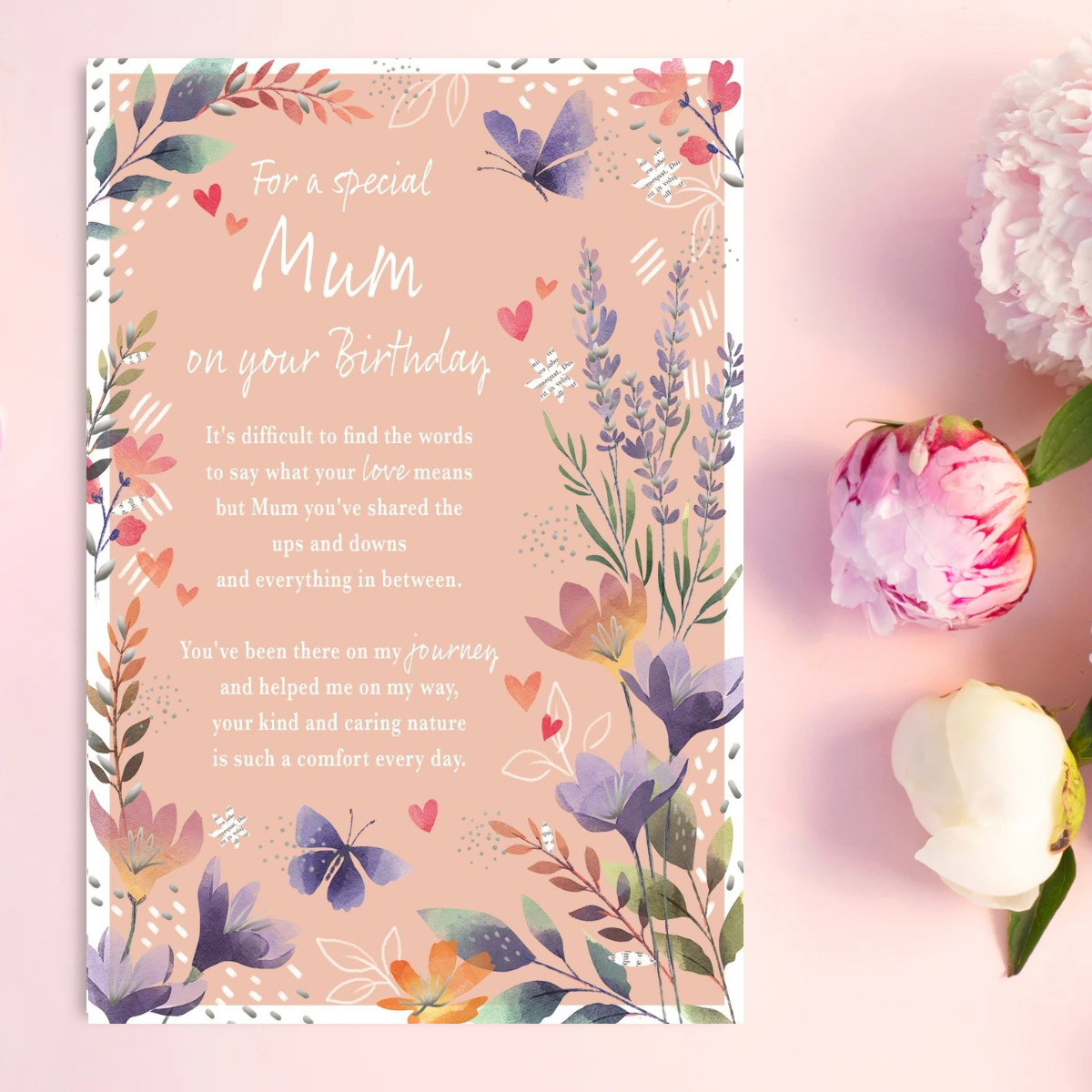 Mum Birthday Card - Most Especially For You