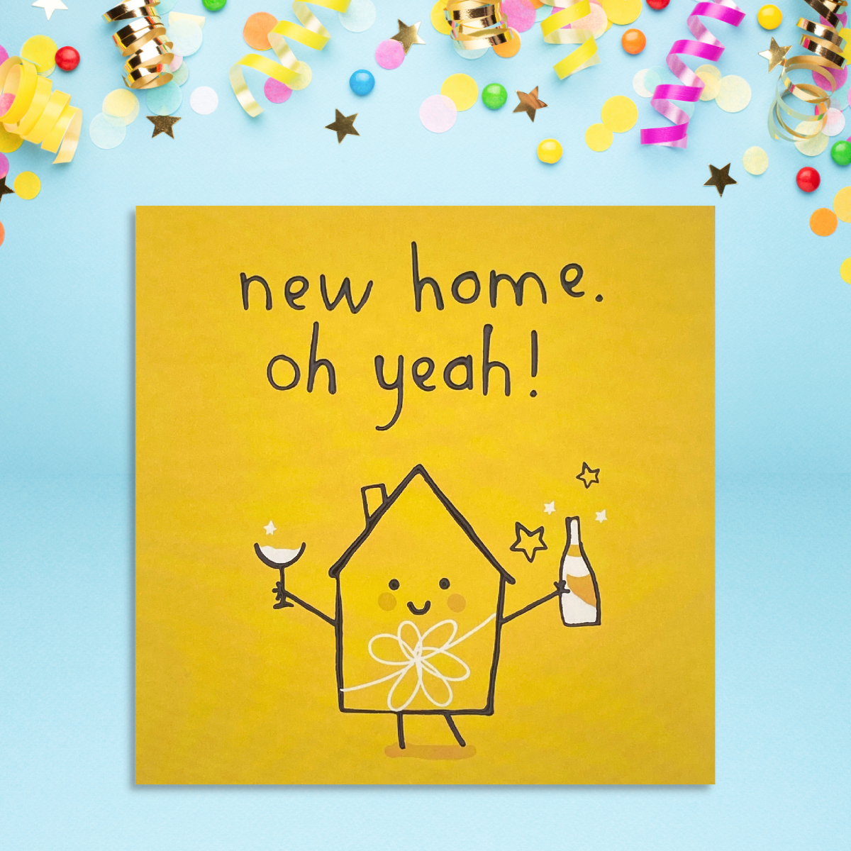 Bright Yellow New Home Design Displayed In Full